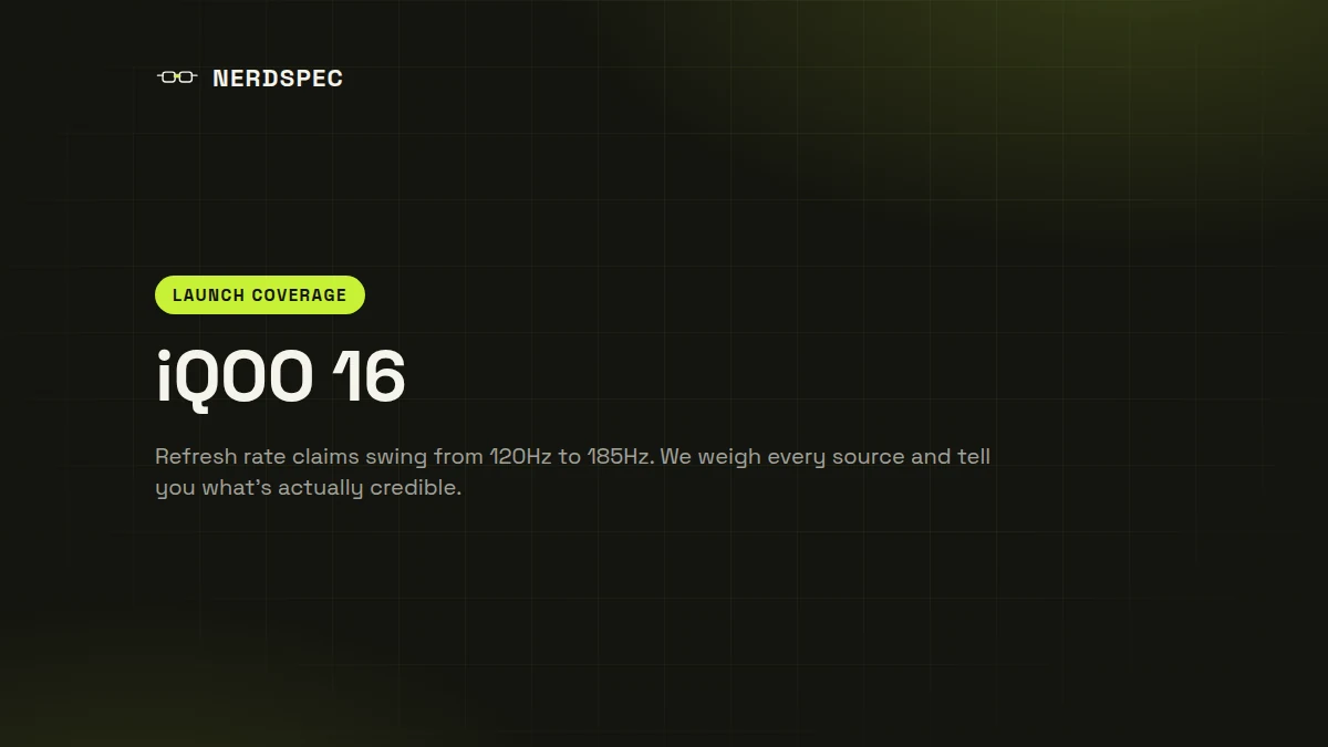 iQOO 16 leaked render alongside the iQOO 15, representing the unconfirmed India launch lineup